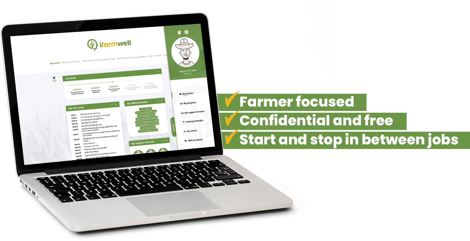 user-friendly interface, ifarmwell